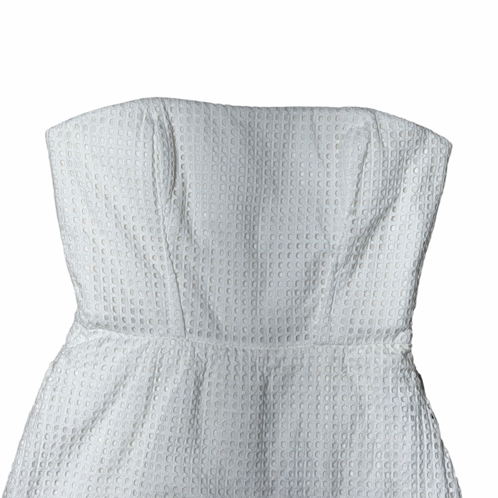 BCBGMAXAZRIA White Melany Bustier Romper Womans 4 - Picture 3 of 9